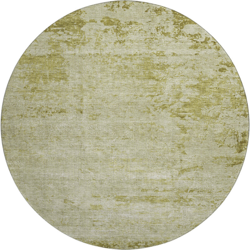 Premium Machine Washable Jakiyra AMF1901 Modern Rug, Round 8'