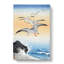 Seagulls Above The Sea by Ohara Koson - Wrapped Canvas Print-55340451