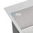 33X22x10"Drop-In Single Bowl Stainless Steel Kitchen Sink