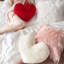 Coussin Heart - Coussin décoratif en fausse fourrure-127290275