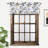 Esteline Floral Kitchen Valance Tailored 52" Window Valance-1699866501-1699866502