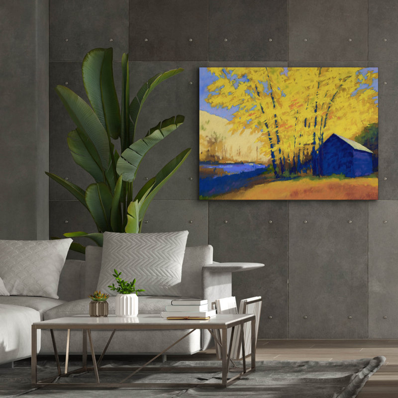 «Hartmans Place» par Mike Kelly, art mural sur toile, H 40 po x l 54 po x P 1,5 po