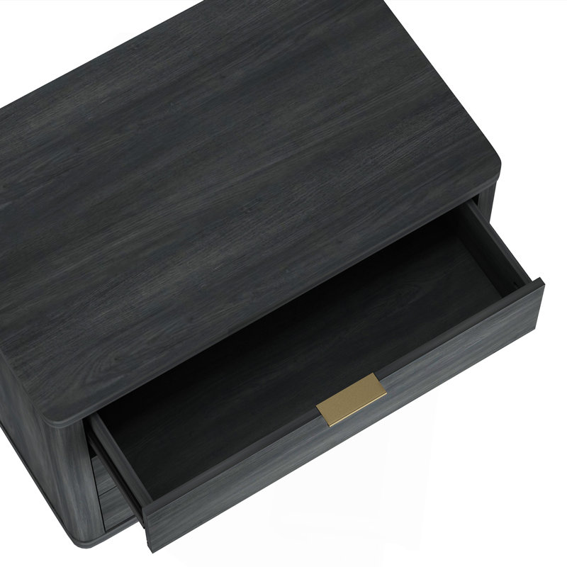 Table de chevet gris anthracite