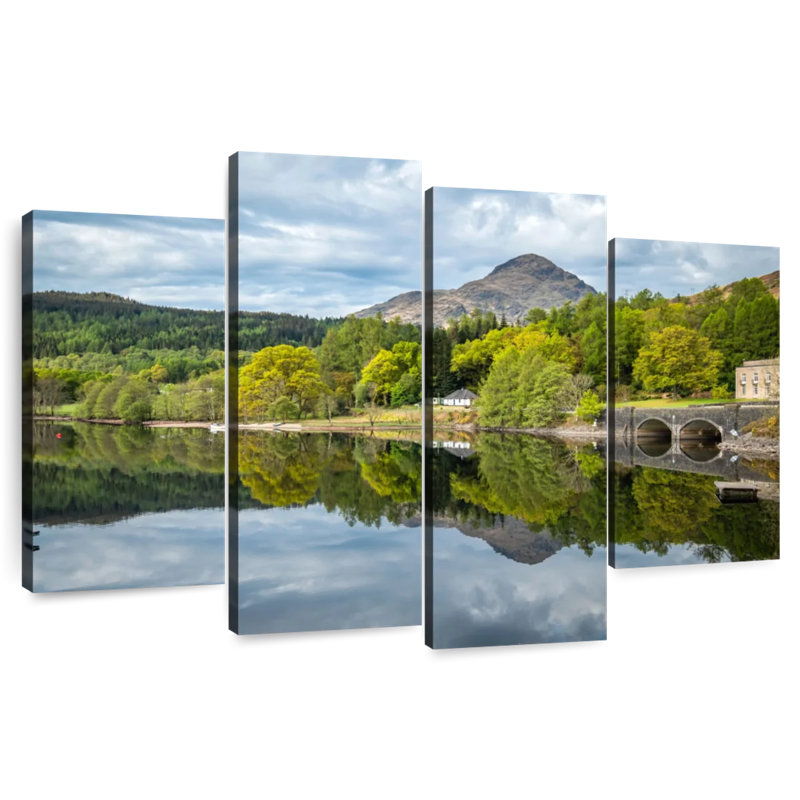 Alvord Glassy Loch Lomond, 22" H x 36" W