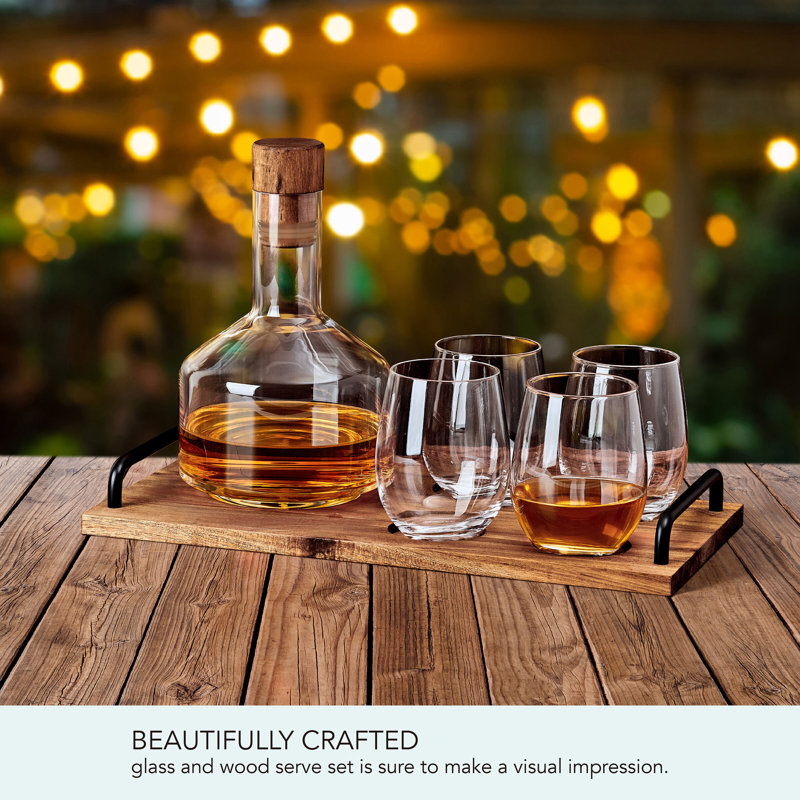 Mikasa Glenwood Decanter Serve Set, 7 Piece