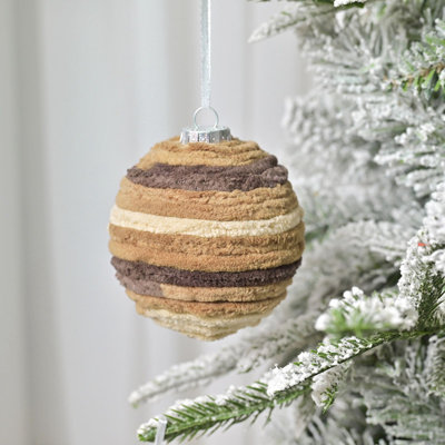 3 pièces / ensemble de boules de Noël en plastique incassables sphères de Noël suspendues en flocage Merry Xmas Tree Decor Home Decor 7 cm / 2,75 po, une