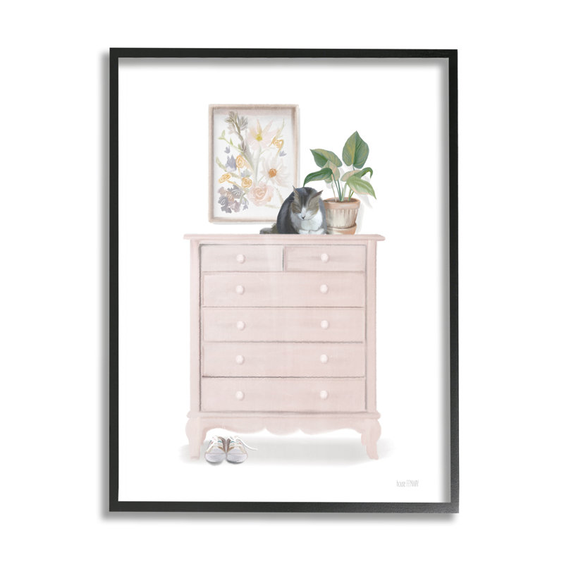 Toile tendue surdimensionnée Chic, H 16 po x l 20 po, Giclée encadrée noir minuit
