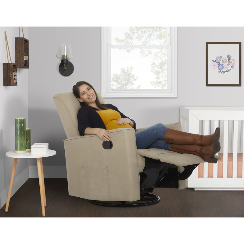 Fauteuil inclinable manuel standard de 32 po de largeur, 100 % polyester fauve