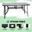 Ensemble de conversation d'extérieur, ensemble de table et chaises de salle à manger de patio, ensemble de mobilier de patio 8 pièces