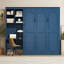 Lit escamotable avec bureau intégré et armoire de rangement à plusieurs niveaux, lit mural pliable, lit gain de place dissimulé pour appartement, bureau ou chambre d'amis-133671830