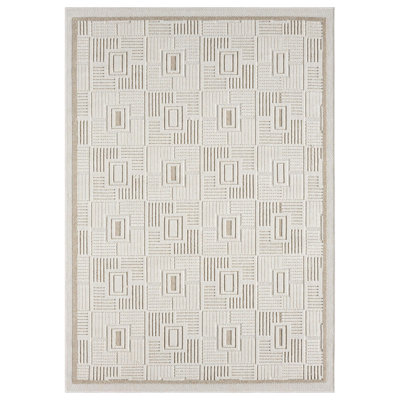 Hildegard Checkered Outdoor Rug