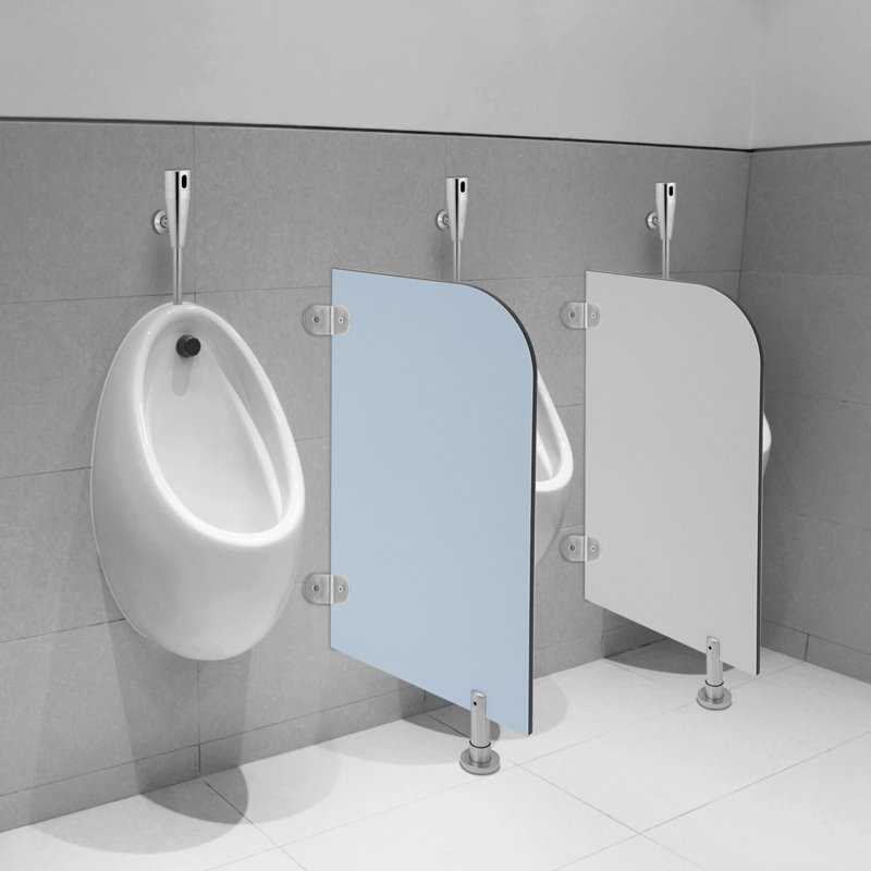 Urinal Partition Divider Wall-Mounted Urinal Partition, Blue