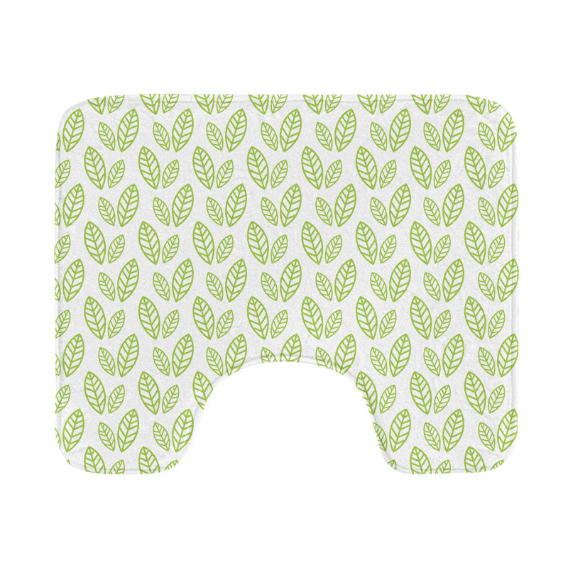  Tapis de salle de bain Green Leaf