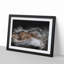 Alligator Watchful Eye in Abstract - Picture Frame Graphic Art Print-55682949-55682955
