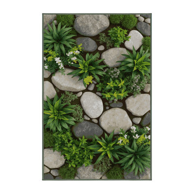 Tapis vert lavable à la machine