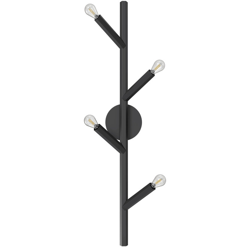 Oaks 4 - Light Wallchiere, Matte Black