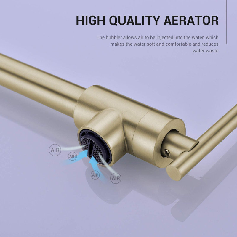Pot Filler, Brushed Gold