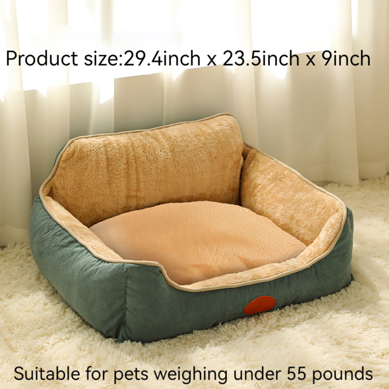 Canapé pour animal de compagnie, Grand (l 29,4 po x P 23,5 po x H 9 po)