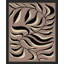 "Art abstrait du feuillage - Conception de feuille monochrome dans des tons de terre" sur papier-98266959-98266962