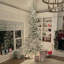 Remise en bois Arbre de Noël artificiel pin de montagne floqué avec lumières intelligentes incandescentes blanches