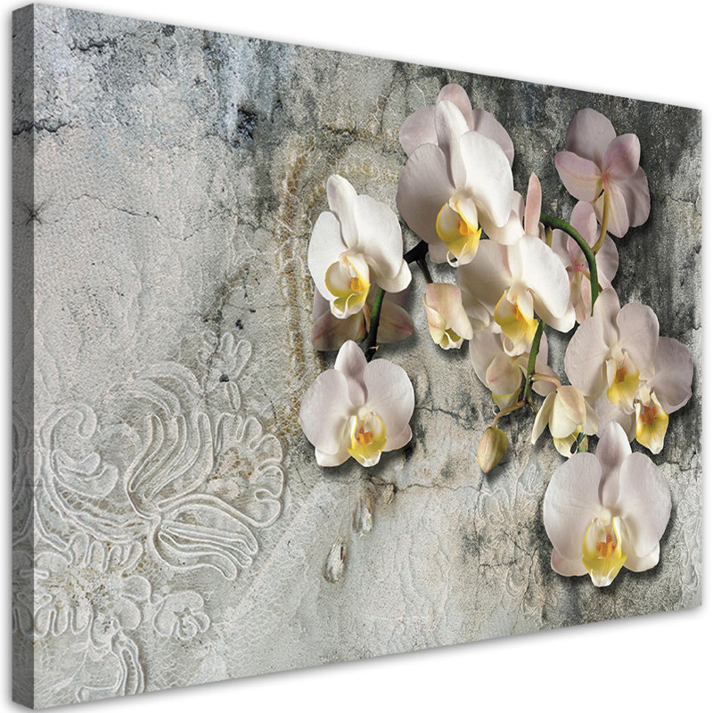 Orchid Flowers And Plants - Wrapped Canvas Print, 70cm H x 100cm W