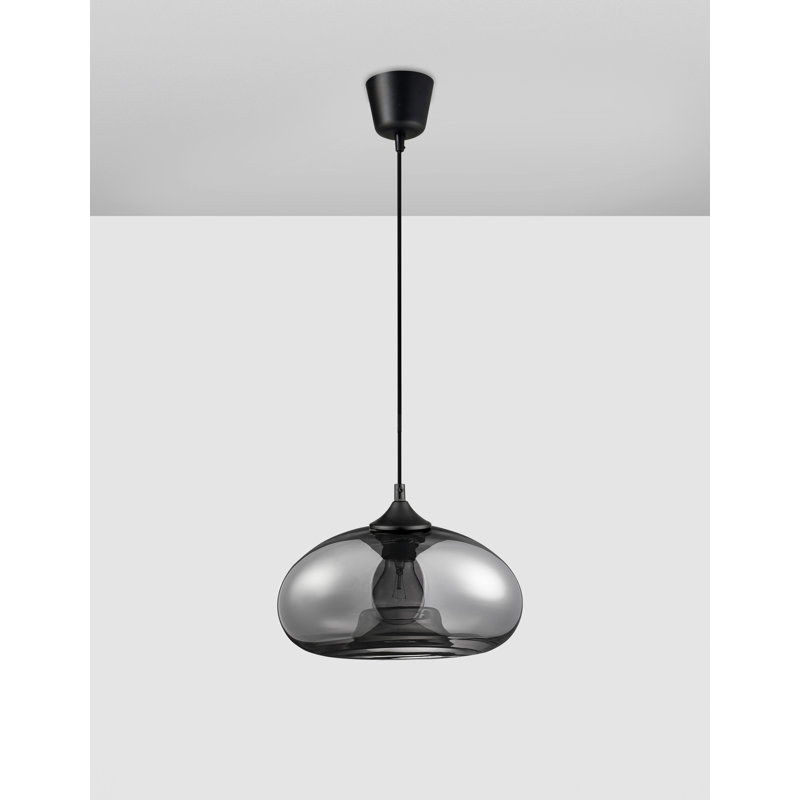 1 - Light Black Single Pendant