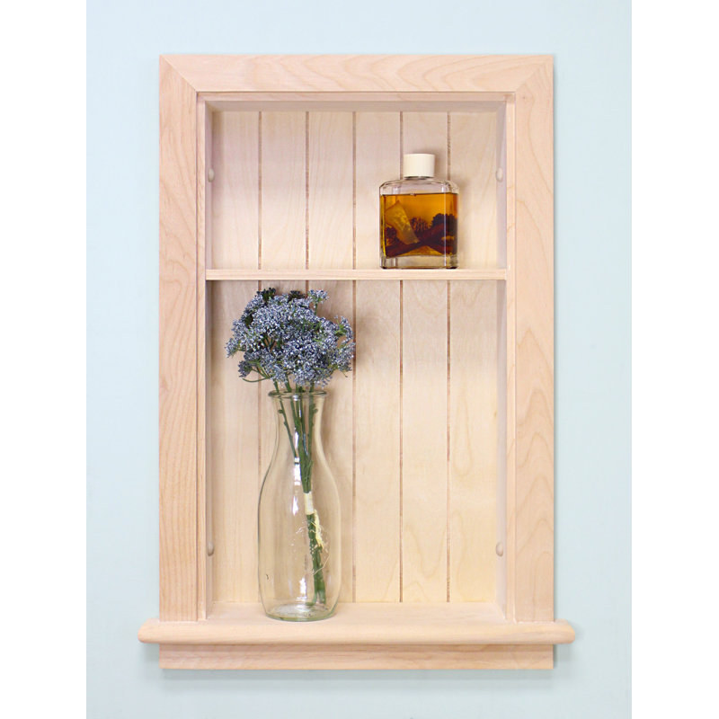 3 Piece Recessed Wall Shelf