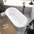 70.9'' x 35.4'' Freestanding Soaking Solid Surface Bathtub