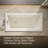 Whirlpool Bath with Reversible Drain-51403941