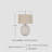 Florenza 26.5" Beige Table Lamp