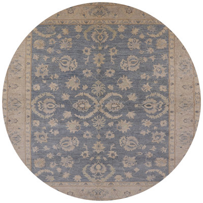 Tapis bleu / beige Jhirayr