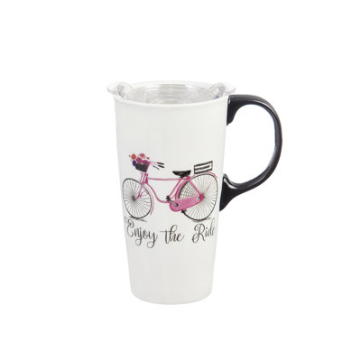 Cypress Home Earthenware Travel Mug