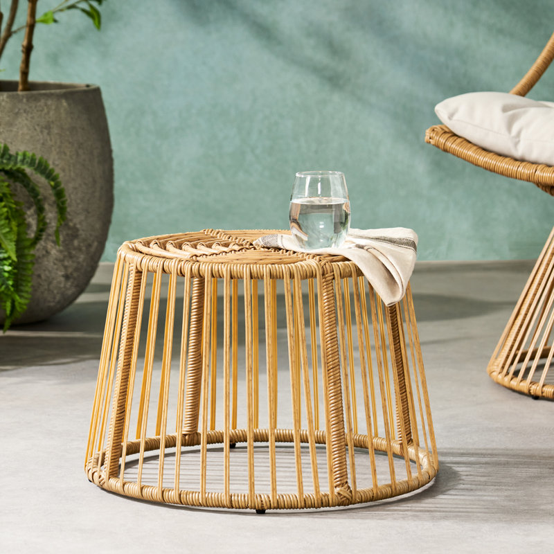 Table d'appoint l 20,31 po x H 20 po - brun pour l'extérieur