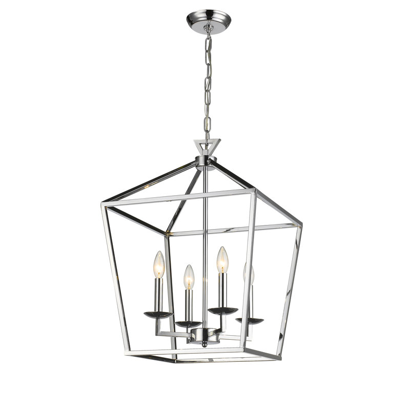 Lustre transitionnel 4 lumières Rangel