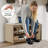 6 Pair Shoe Storage Bench-209886345