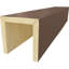 Poutre de plafond 3 côtés en faux bois Endurathane Rough Cedar (poutre en U)-105323852-96270156-105323841