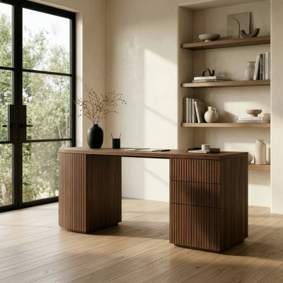 Clova - Modern Walnut Desk