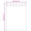 Vidaxl Voile Curtains With Loops 2 Pcs 140 Cm-114299878-114299877
