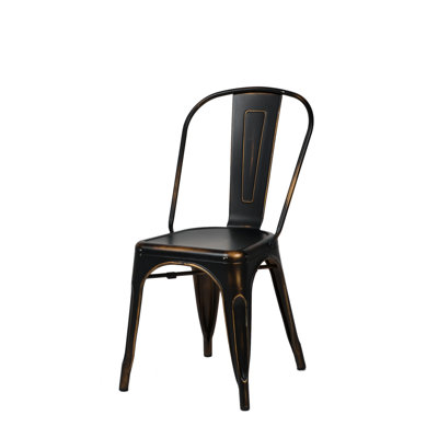 Katsikis Outdoor Stacking Dining Side Chair