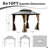 10 Ft. W x 8 Ft. D Aluminum Patio Gazebo with Overhang Slope-design Double Roof-115095279