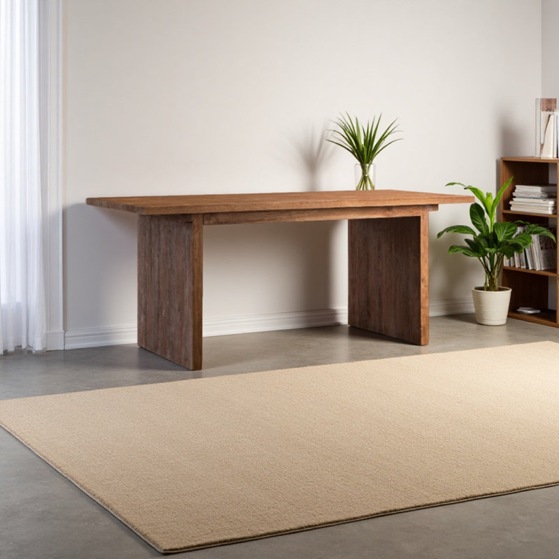 Bureau rétro en bois vieilli