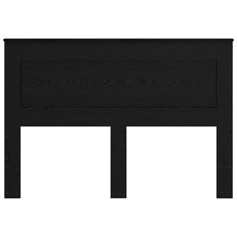 Headboard, EU Double - 140 x 200 cm, Black Oak