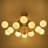 39'' Modern LED Ceiling Light with Integrated Fan and Remote-1793925012