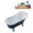 55.1'' x 26.8'' Soaking Acrylic Bathtub-76640551-66366581