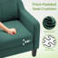 Fauteuil d'appoint rembourré en tissu de qualité supérieure 29,9 po de largeur Mid-Century-345153219