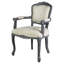 Riom Fabric Arm Chair in Ivory