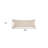14" X 36" Cream 100% Cotton Zippered Pillow
