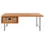 Table basse en bois massif avec rangement Helyne