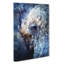 Blue Elephant In Abstract - Wrapped Canvas-55371001