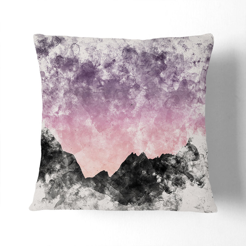 Square Cushion, Black, 40cm H x 40cm W x 15cm D